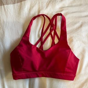 Lululemon Sports Bra: Red Size 4